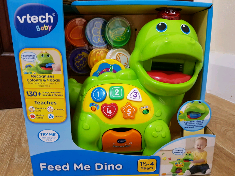 vtech baby feed me dino